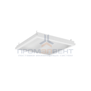 Светодиодный светильник "ВАРТОН" для потолка Cesal 600*600*62 36 ВТ 2700К IP54 с рассеивателем опал