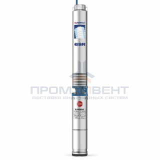 Насос скважинный Pedrollo 6SR36/6-PD - 5,5 кВт (3x380/415 В,Qmax 800л/мин, Hmax 67м,кабель 4м)