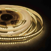 00-303 Светодиодная лента, 24В, 26Вт/м, smd2835, 240д/м, IP20, 2300Лм/м, подложка 10мм, 5м, теплый белый