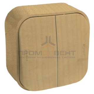 Переключатель двухклавишный на два направления Дер