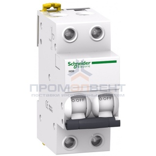 Автоматический выключатель Schneider Electric Acti 9 iK60 2П 6A 6кА C (автомат)